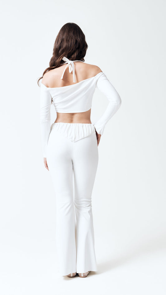 Puffy Cream Pants